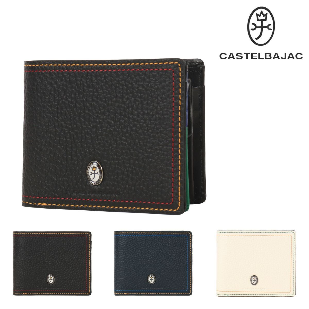 カステルバジャック 二つ折り財布 財布 二つ折り ミドルウォレット