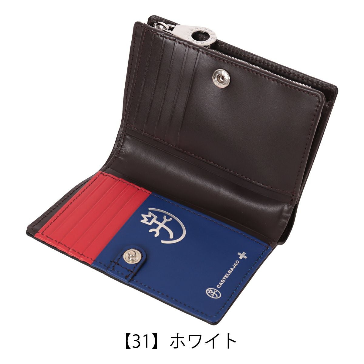 カステルバジャック 二つ折り財布 財布 二つ折り ミドルウォレット