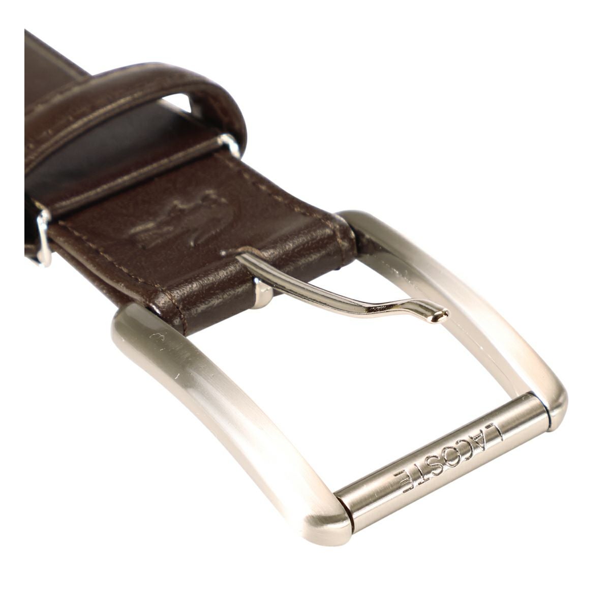 ラコステ ベルト 別注 メンズ LB62960 LACOSTE ピン式 本革 レザー