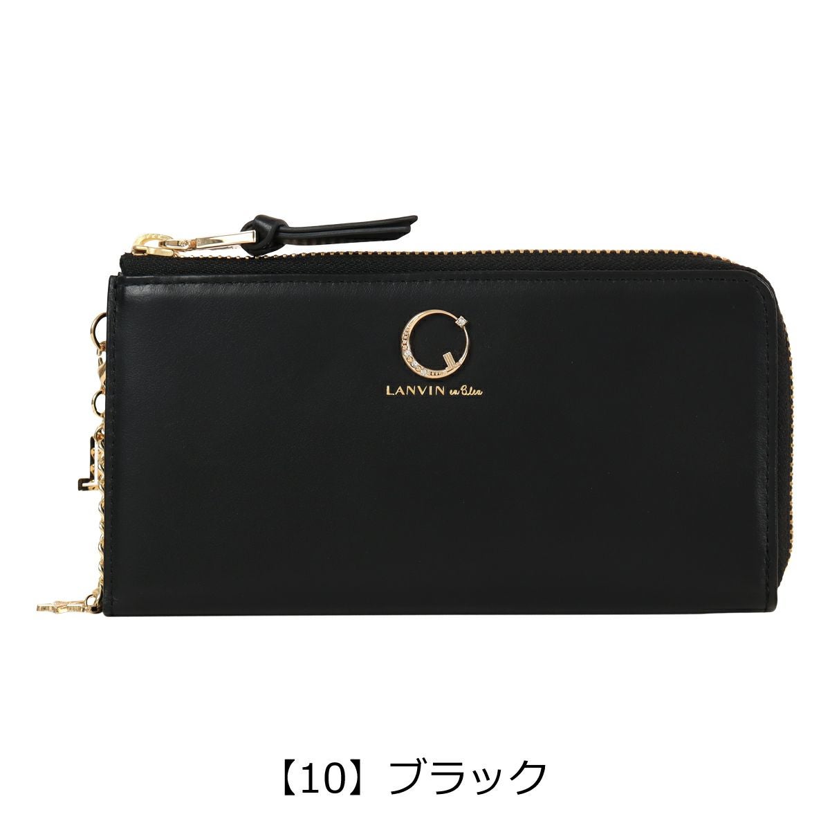 ランバンオンブルー 長財布 L字ファスナー 本革 レディース ルナ
