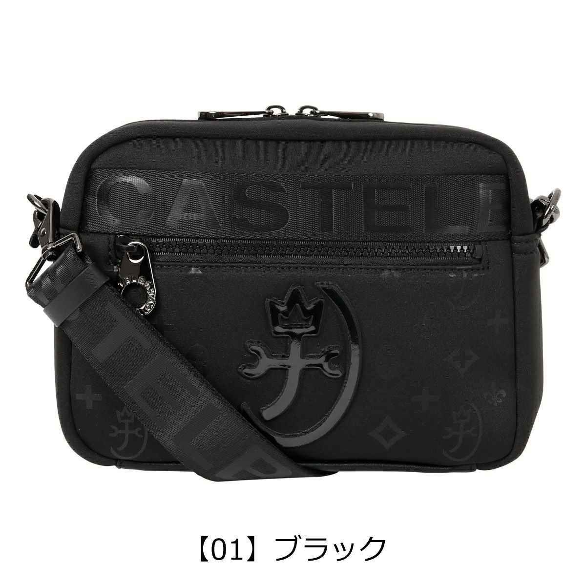 r*m様 【新品】カステルバジャック 060151 ショルダーバッグ 黒 カステルバジャック ショルダーバッグ ミニショルダー 肩掛け 横型