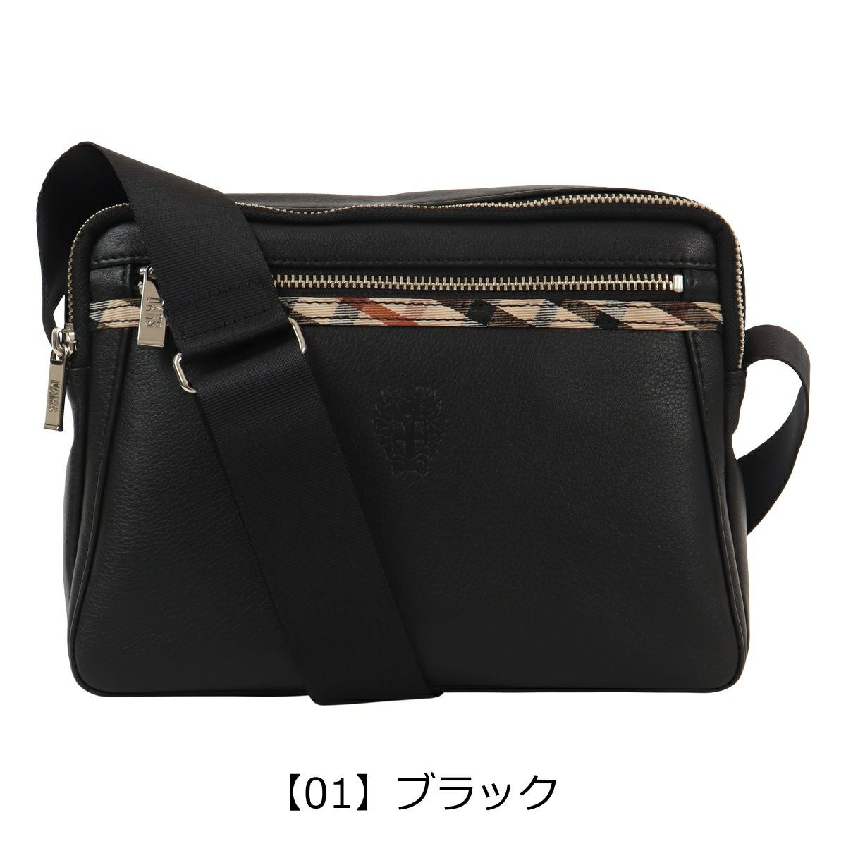 ダックス ショルダーバッグ メンズ DA30133 DAKS 横型 レザー 本革