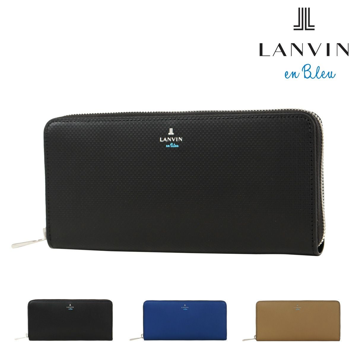 LANVIN en Bleuラウンドポシェット ブラック LANVIN en Bleu 最大51%☆5/11迄 ランバンオンブルー ショルダーバッグ