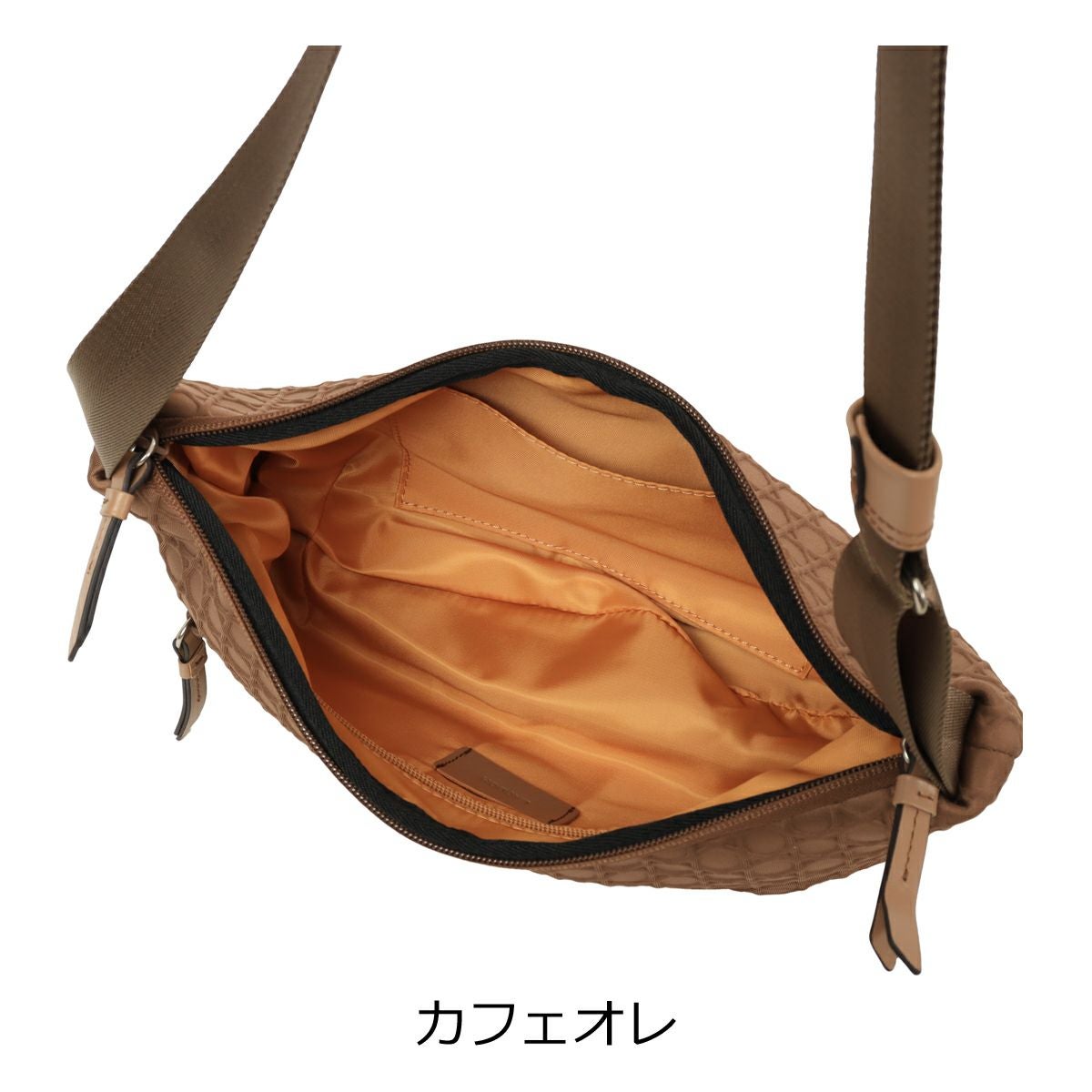 ラクーオ ショルダーバッグ 軽量 撥水 031606 籠目柄 ボンディング