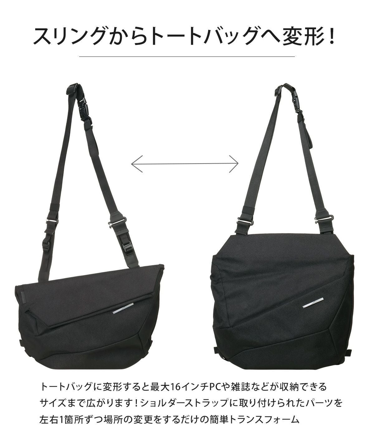 ニード ショルダーバッグ トートバッグ A4 ボディバッグ パソコン収納