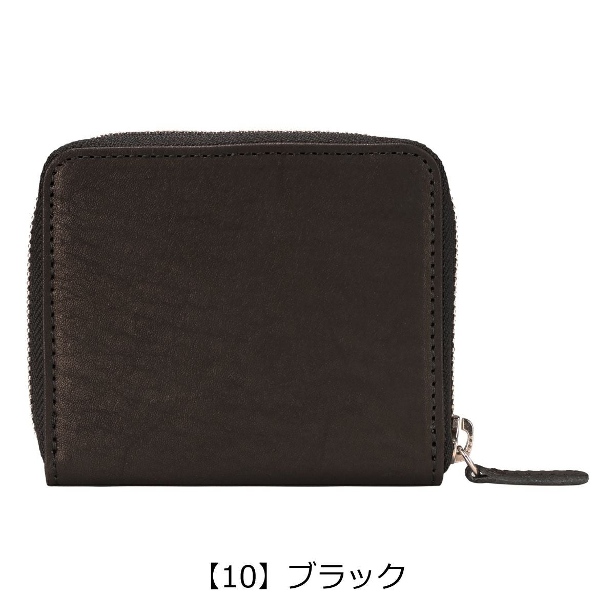 ✨美品✨CULLNI 財布 牛革 ブラック 無地 メンズ　小銭入れ クルニー 財布 ラウンドファスナー ミニウォレット メンズ レディース