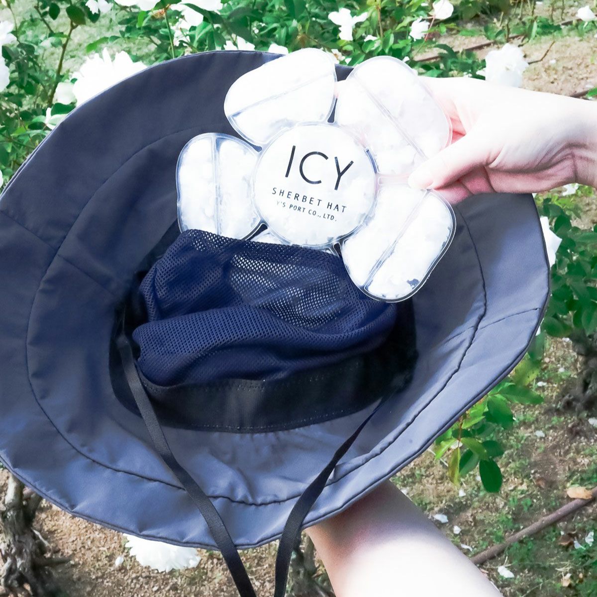 ワイズポート メッシュポケット付ナイロンブリムハット YSP24SS | 帽子