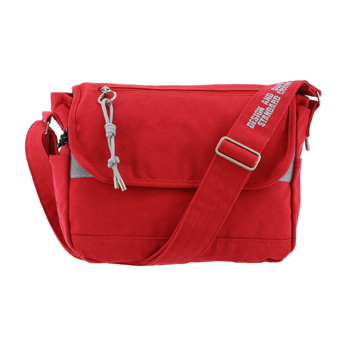 FRETERIC赤ショルダーバック HERRIE MOON SAC / RAPTO FLEX｜上質レザーの舟形ショルダーバッグ