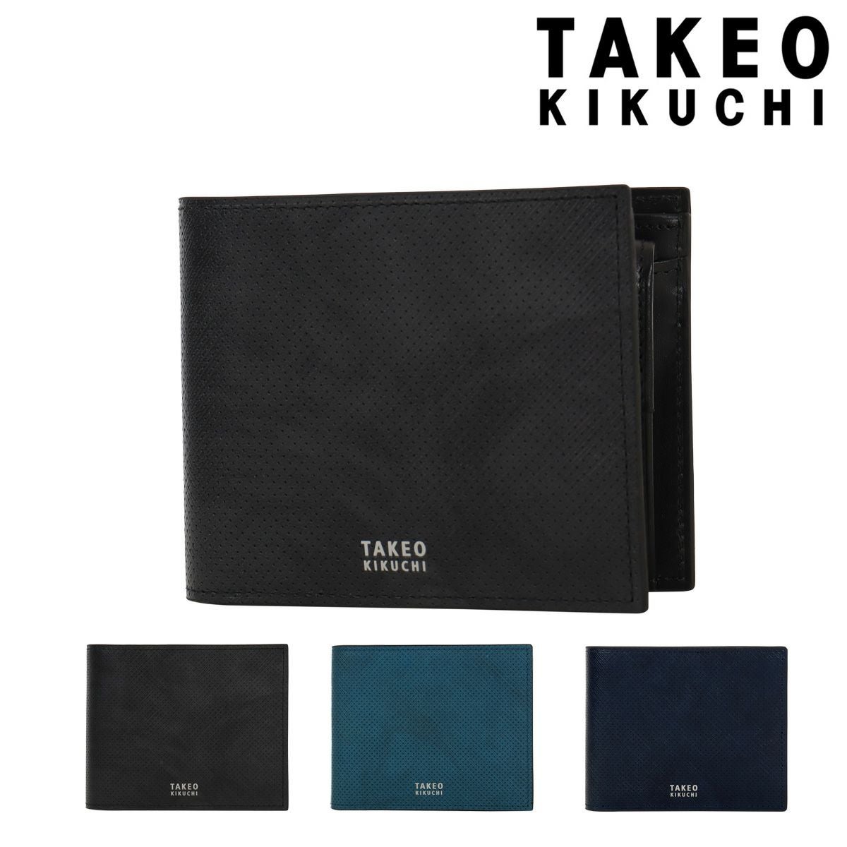 タケオキクチ 二つ折り財布 財布 二つ折り 折り財布 純札 ミニ財布