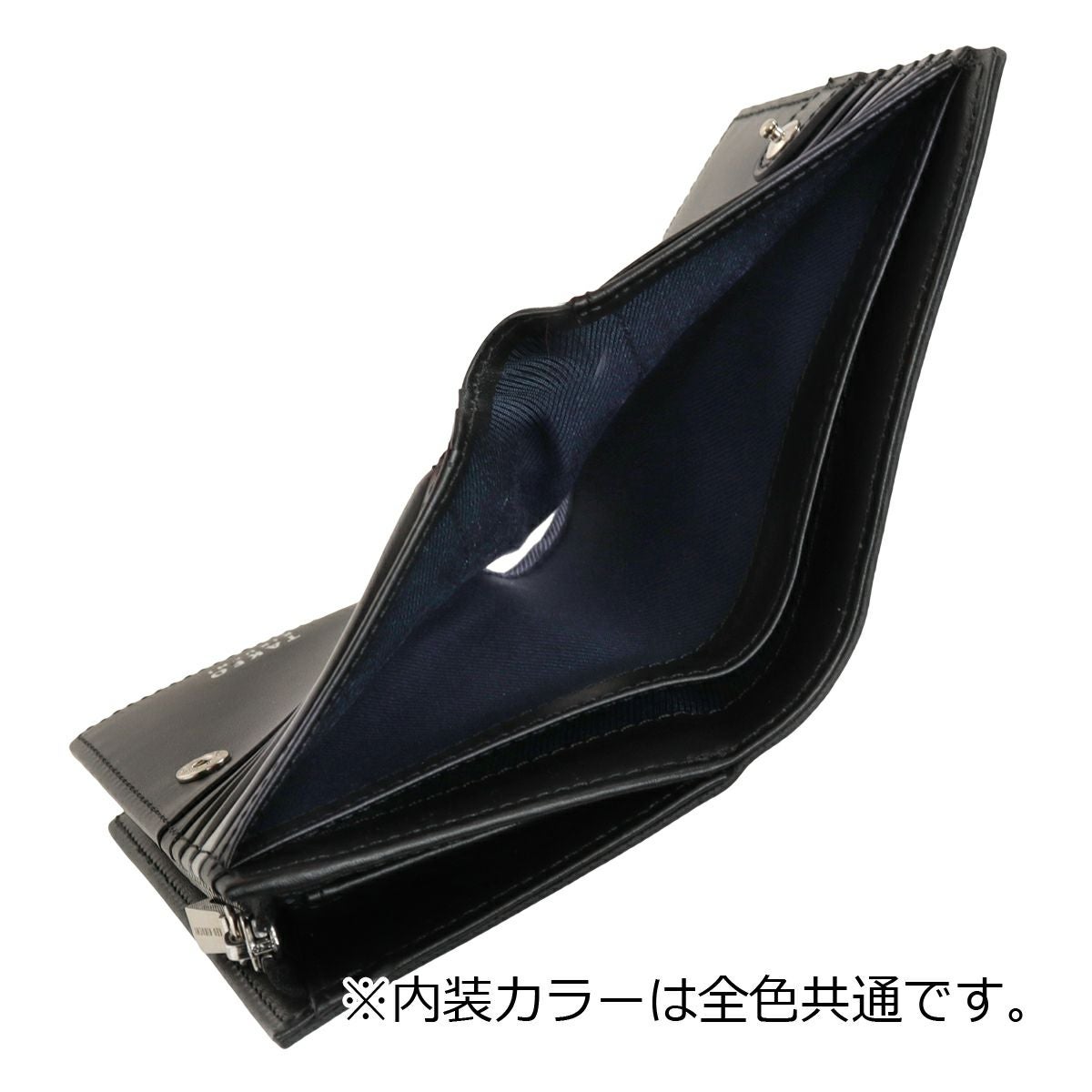 本革 ブラック ケース 二つ折り タケオキクチ 二つ折り財布 財布 二つ折り 折り財布 ミドルウォレット