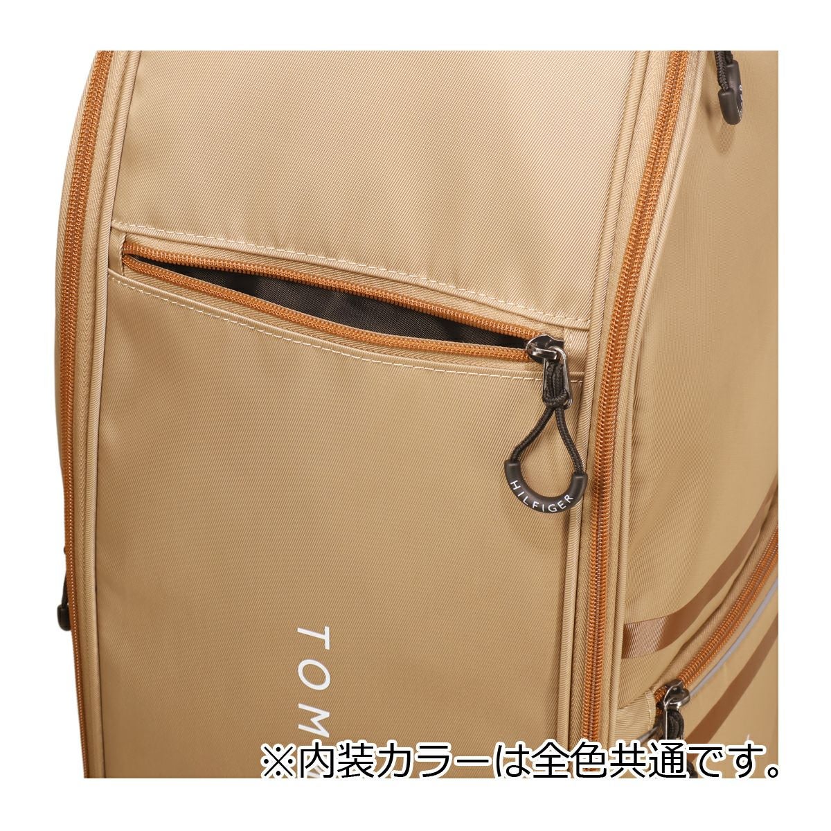 カート キャディバッグ〔ユースフル〕 thmg5sc3 【9.0型】ベージュ TOMMY HILFIGER GOLF（トミー ヒルフィガー ゴルフ） トミー
