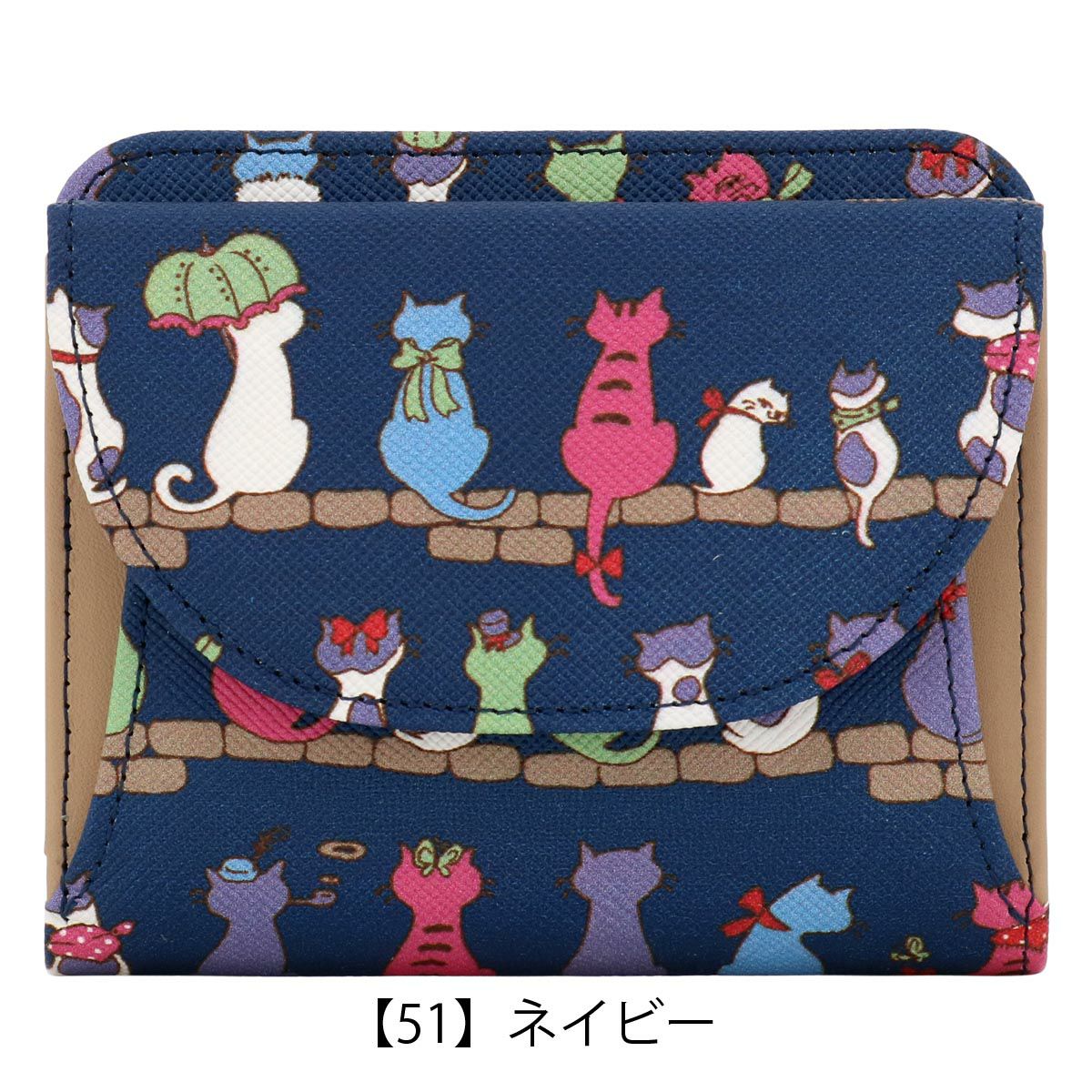 アルカン 二つ折り財布 レディース 日本製 本革 牛革 1316-636