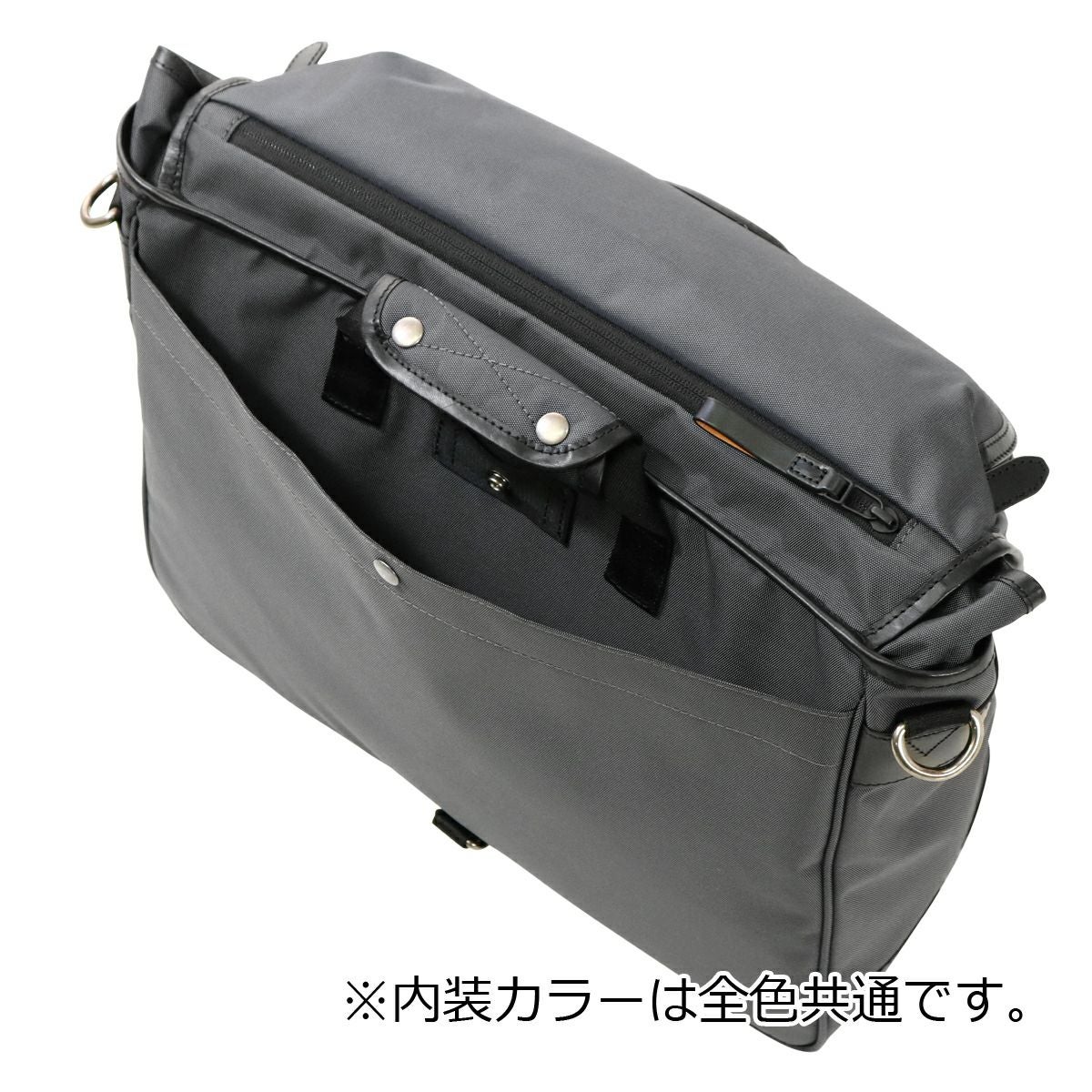 ダブルスブラック ショルダーバッグ B4 メッセンジャーバッグ メンズ