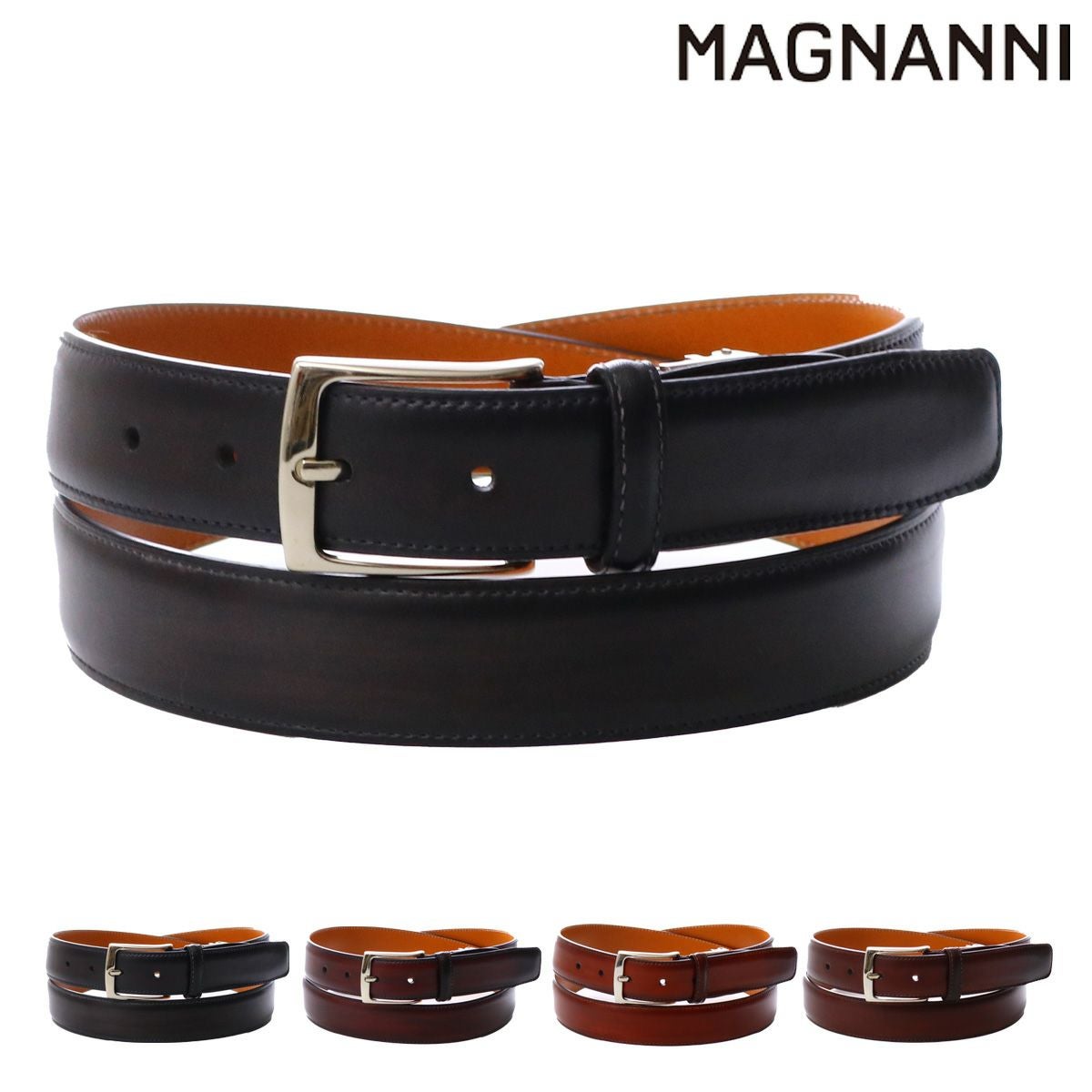 マグナーニ ベルト メンズ MGMB3002 MAGNANNI 本革 牛革 レザー