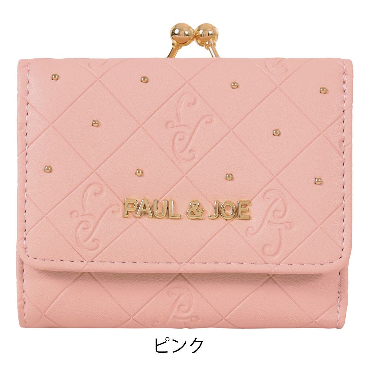 ポールアンドジョーアクセソワ 二つ折り財布 がま口 レディース