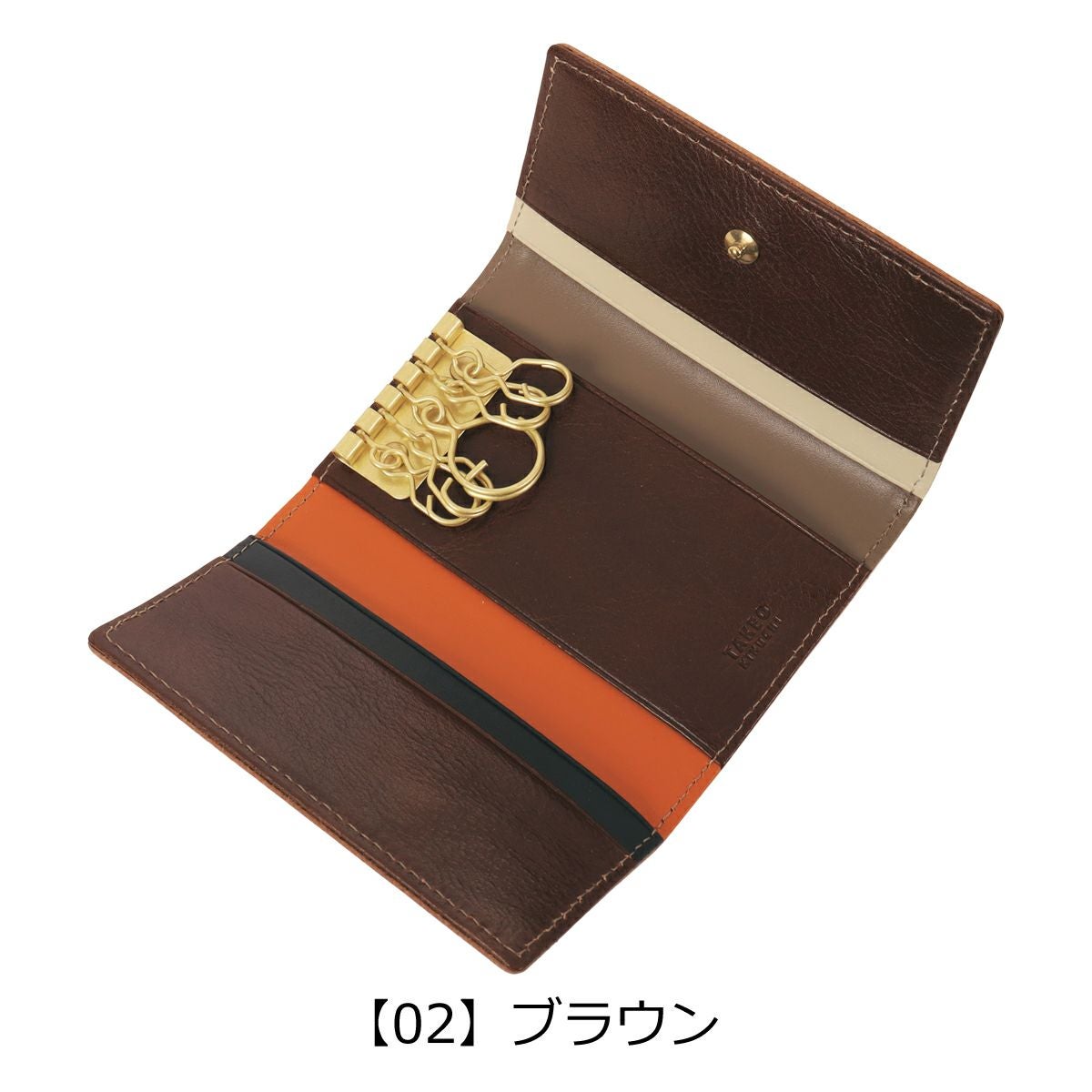タケオキクチ キーケース カードケース 鍵入れ キーフック 5連 Idea