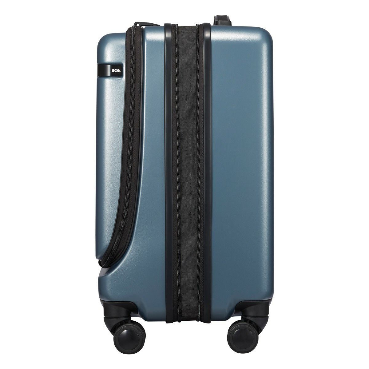 青キャリーケース 2輪 エーストーキョー スーツケース 38L 54cm 3.2kg コーナーストーン2Z