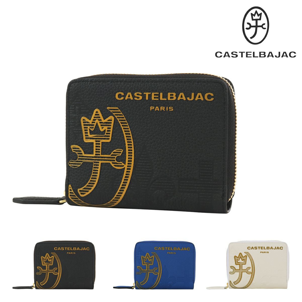 【M3】CASTELBAJAC PARIS 財布 カステルバジャック 財布 メンズ 二つ折り 二つ折り財布 ベラ付き