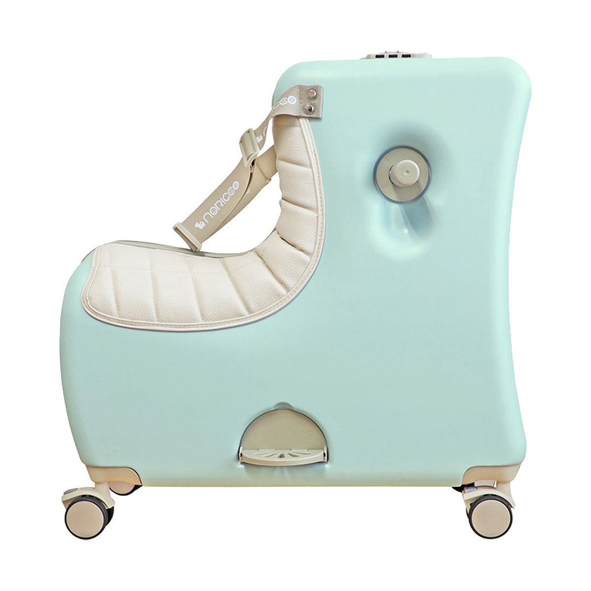 美品✨️ NORICCO 子どもが乗れるキャリーケース プレミアムシート 旅行 青 Amazon | [ノリッコ] NORICCO 子供が乗れるキッズキャリー プレミアム