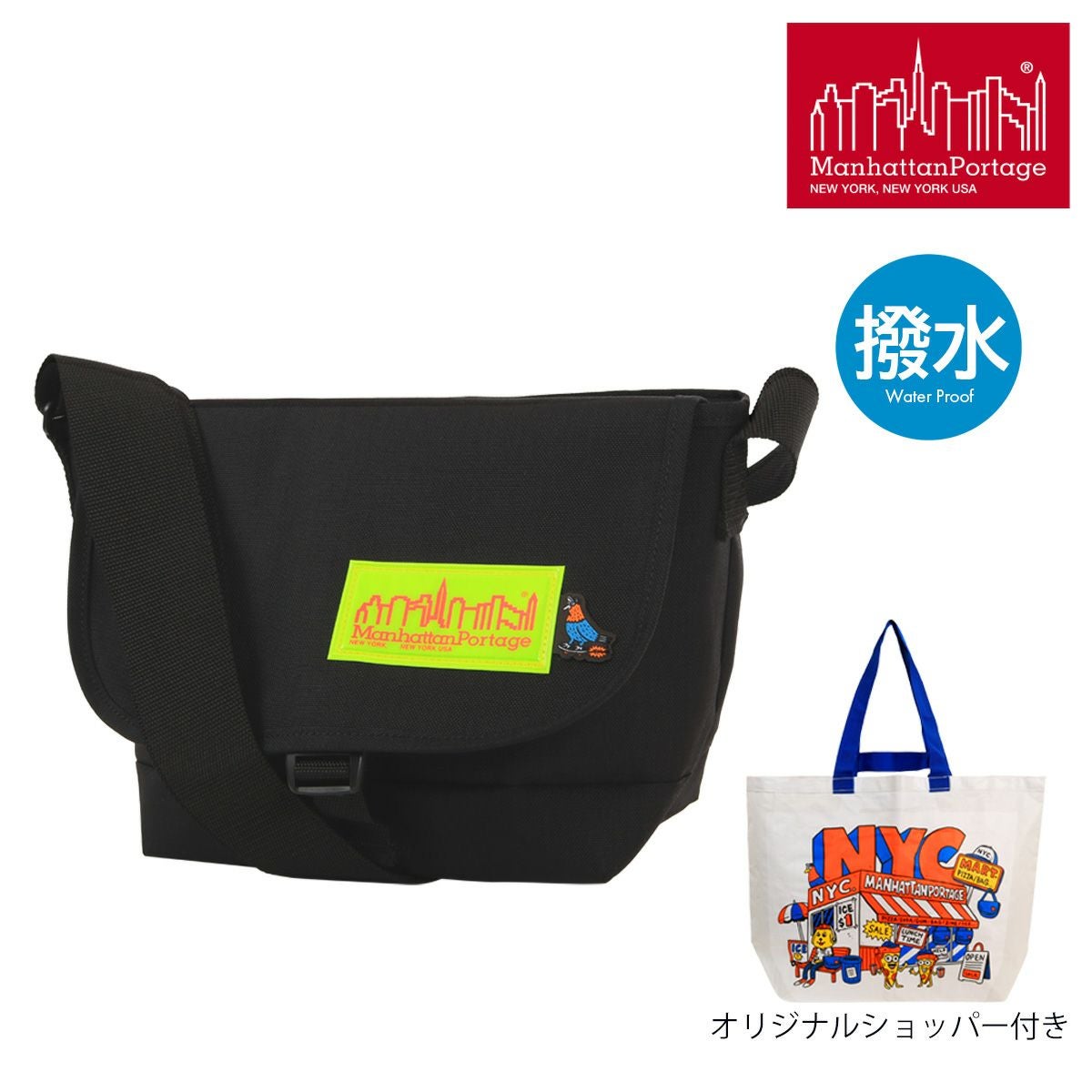 マンハッタンポーテージ ショルダーバッグ コラボ TM paint アイ
