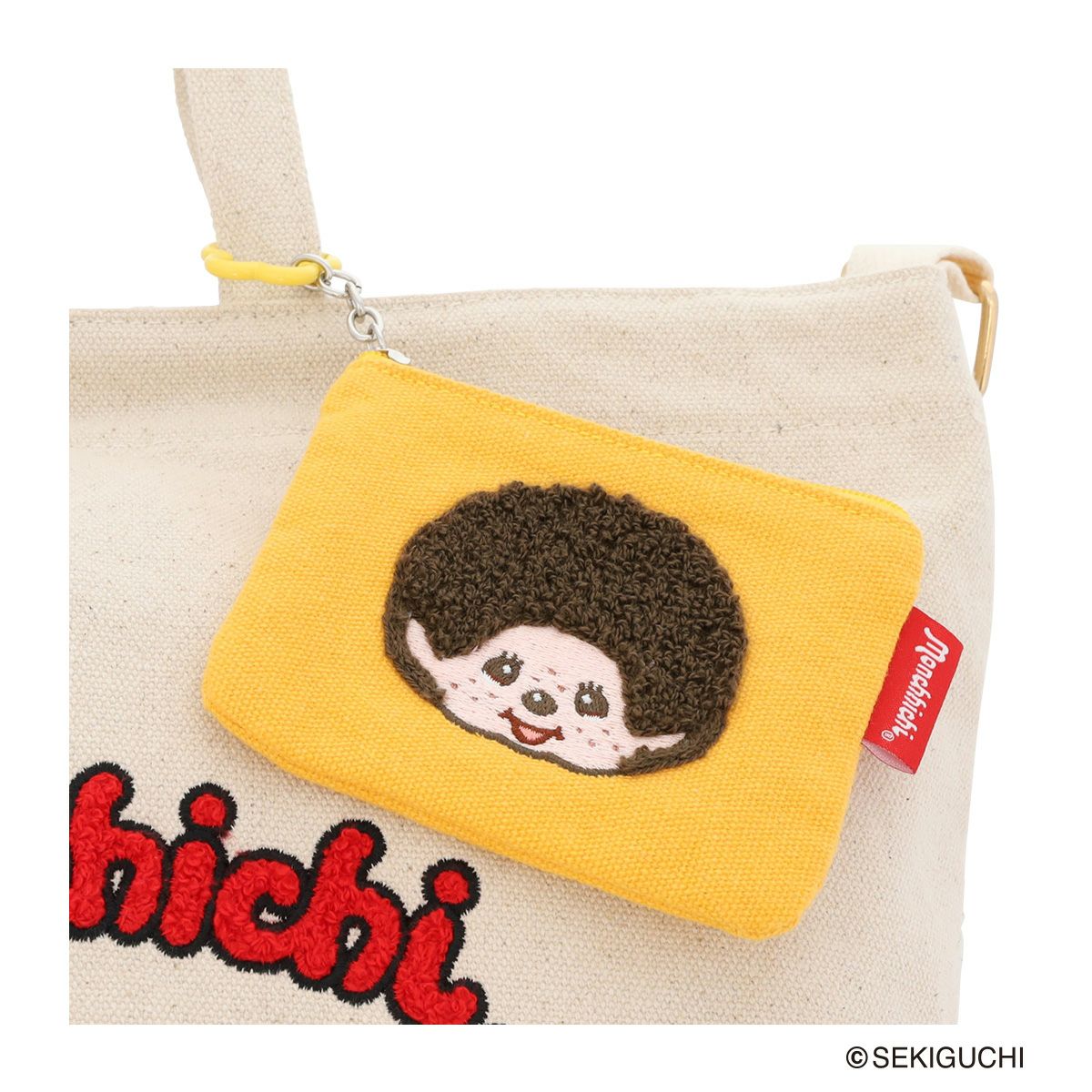 モンチッチ サガラ刺繍 ミニポーチ レディース AMS-003 AM-016