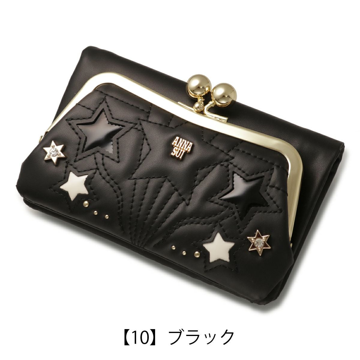 アナスイ 二つ折り財布 がま口 レディース 本革 ルシィ 317621 ANNA