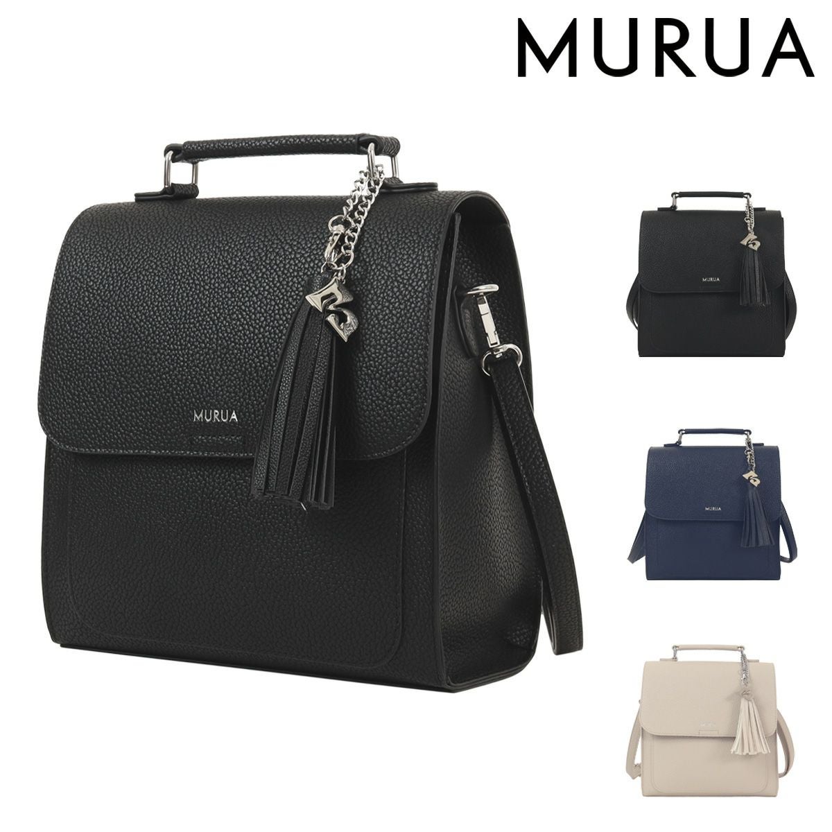 MURNA バック ムルーア リュック ミニリュックタッセル mr-b1327 レディース MURUA