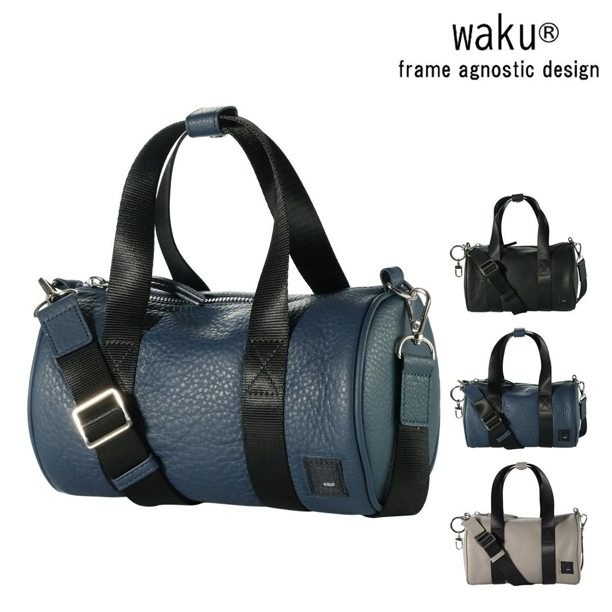 ショルダーバッグ ドラムバッグ ミニ メンズ ドラムバッグ Leather bag