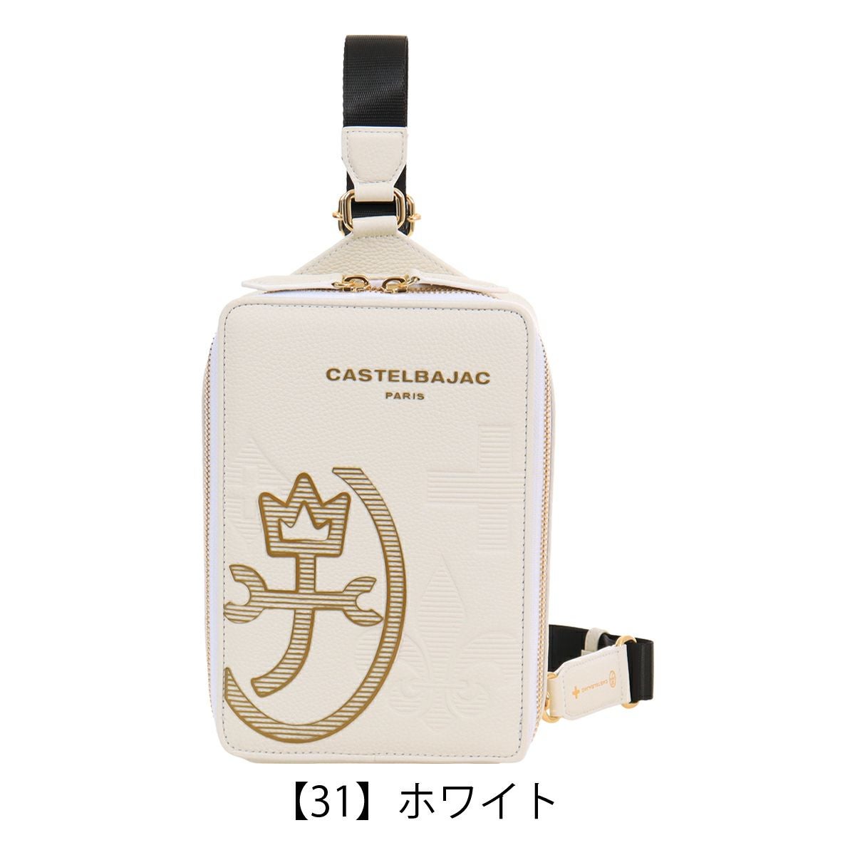 カステルバジャック ボディバッグ ショルダーバッグ メンズ 本革 縦型