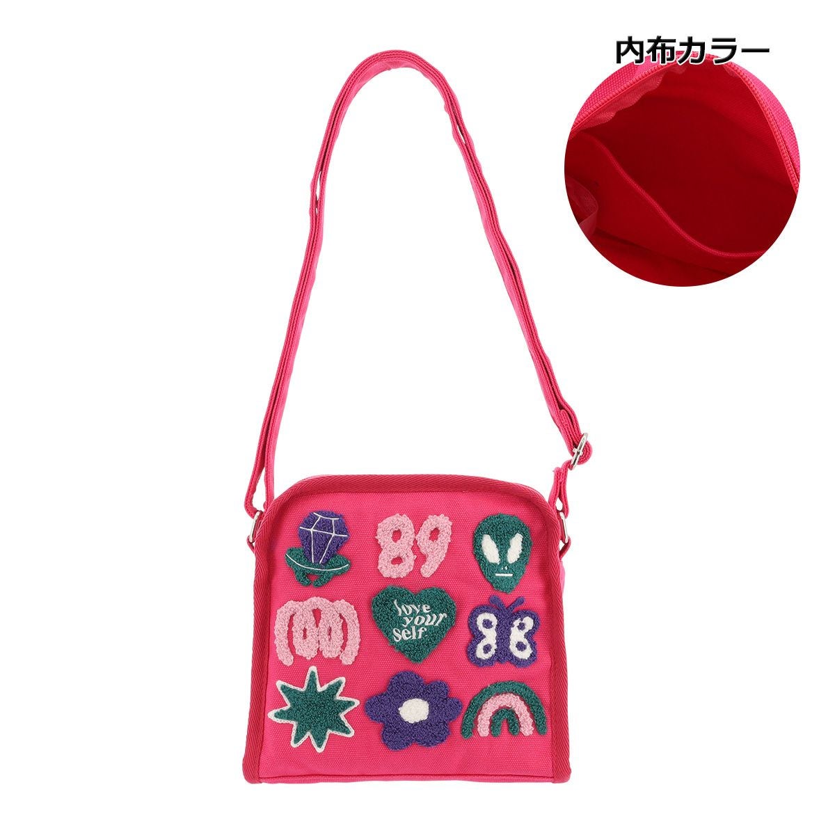 トランジットラウンジ ぱくちーひとみ ミニショルダーバッグ メンズ