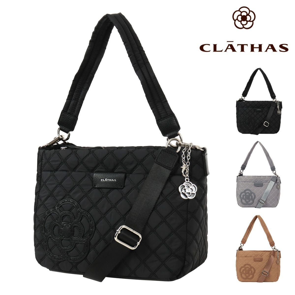 クレイサスのバック クレイサス CLATHAS シトロン ハンドバッグ （ブラック） -人気