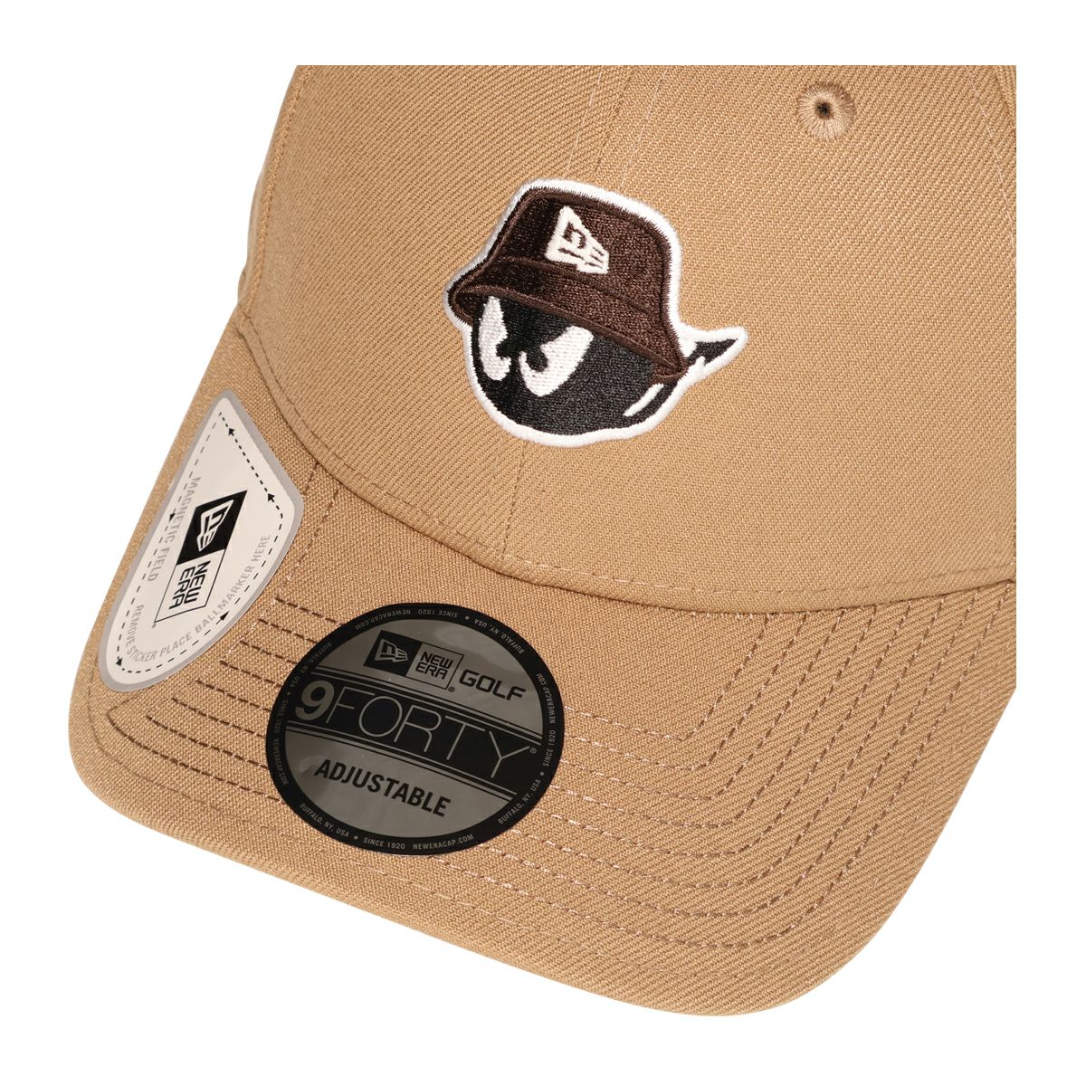 【新品未使用】NewEra WAAC コラボ　ホワイト キャップ マーカー付 9FORTYマーカー付きキャップ ホワイト