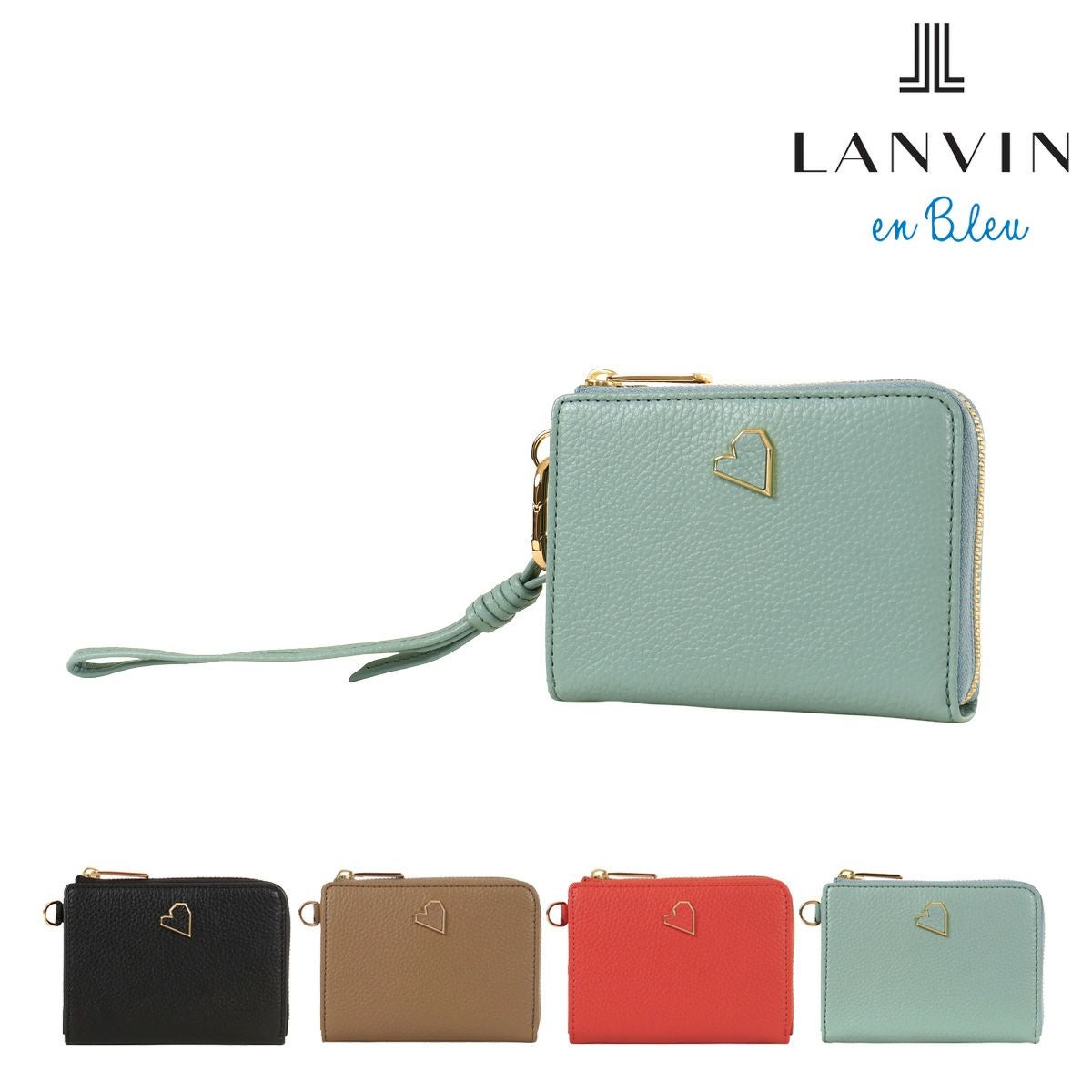 LANVIN en Bleu ランバン　ケース　小銭入れ　パスケース LANVIN en Bleu ランバンオンブルー パスケース 本革 当社限定色 限定