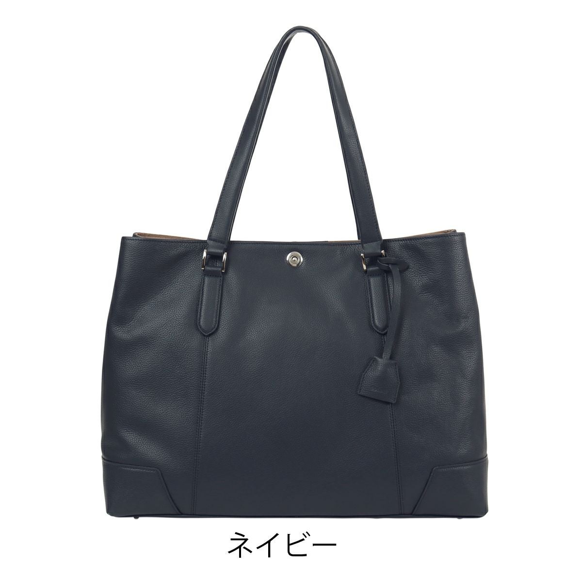 SONNE レザービジネストート 美品 ネイビーカラー ゾンネ トートバッグ B4 メンズ SOX031 SONNE ビジネスバッグ 牛革 本