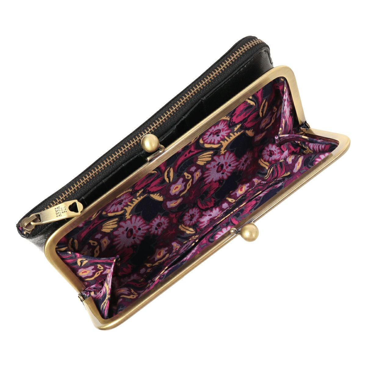 入手困難　アナスイ 三つ折り財布　がま口　バタフライ　マルチカラー　総柄　レザー ANNA SUI（アナスイ） 財布 がま口 長財布 316110 セルパン 牛革 本革