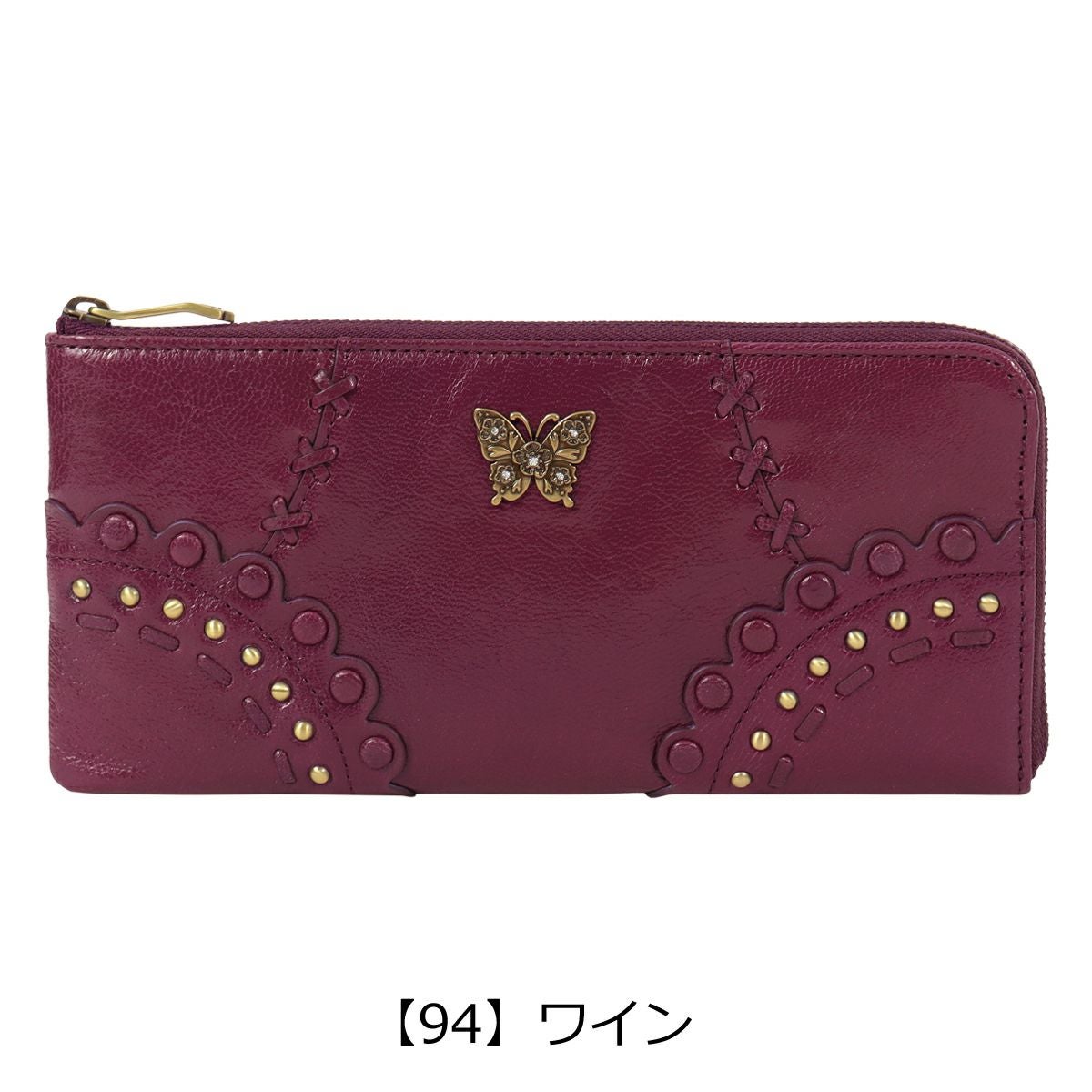 【美品】ANNASUI　アナスイ　ラウンドファスナー　長財布　トラベルバックデザイン　オマケ付き ANNA SUI（アナスイ） 長財布 財布 セルパン ラウンドファスナー長財布