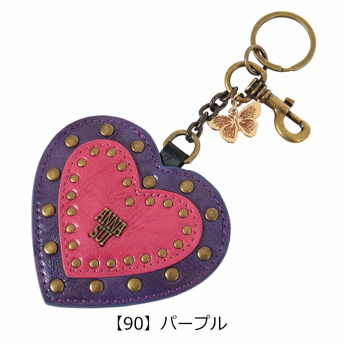 アナスイ バッグチャーム レディース ブランド ハート バタフライ
