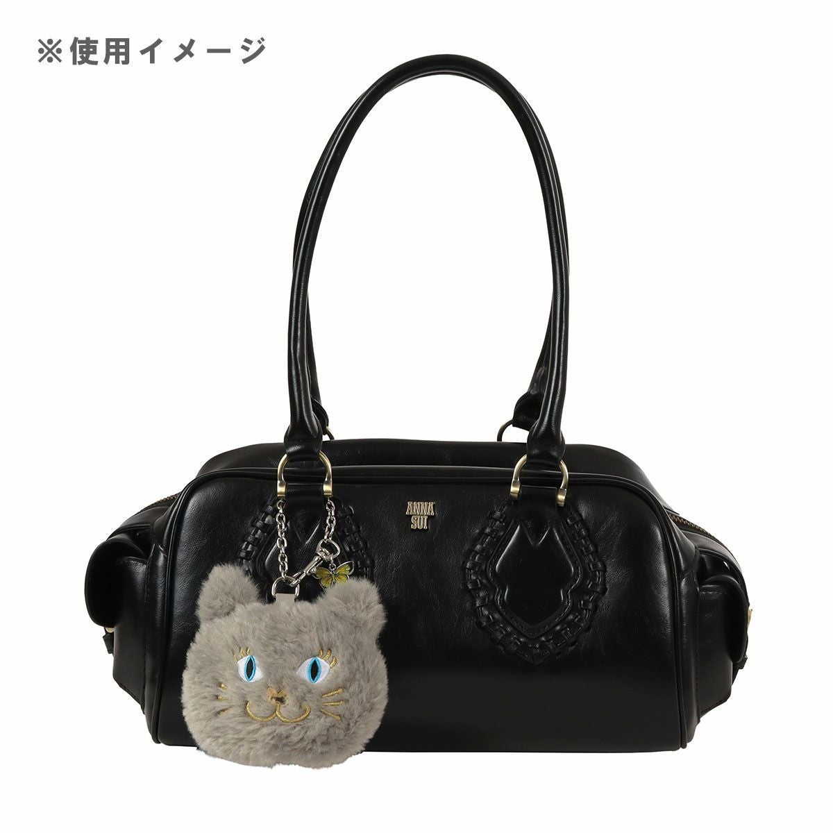 ANNA SUI アナスイ TITI 猫 ケース バッグチャーム 新品 アナスイ バッグチャーム ブランド 猫 当店限定カラー キーホルダー