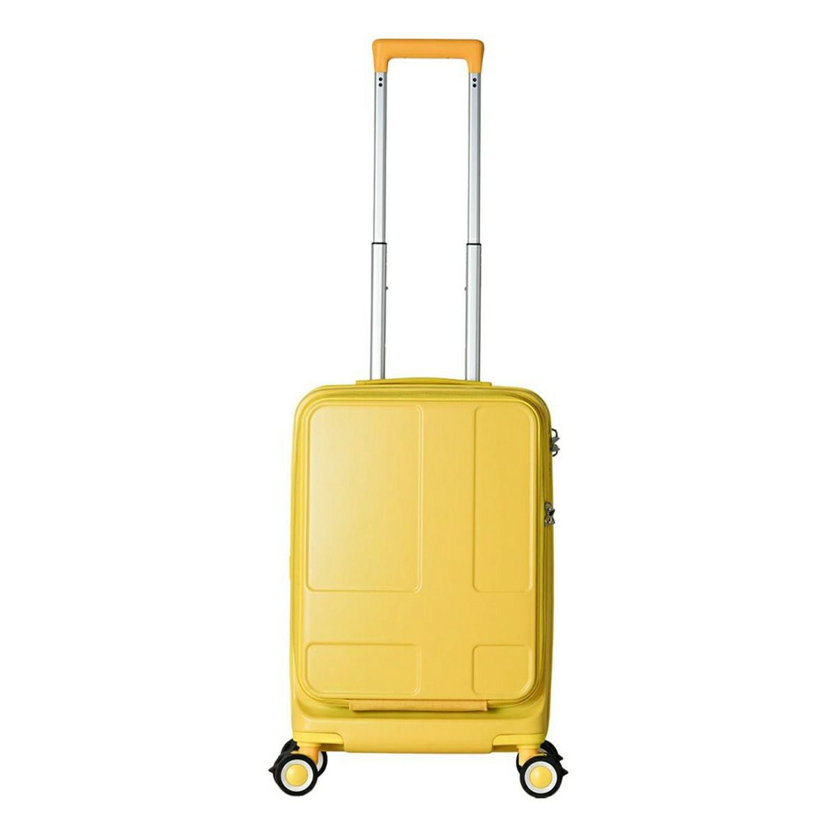 キャリーケース　黄色　40L Qoo10] スーツケース 機内持ち込み 軽量 小型