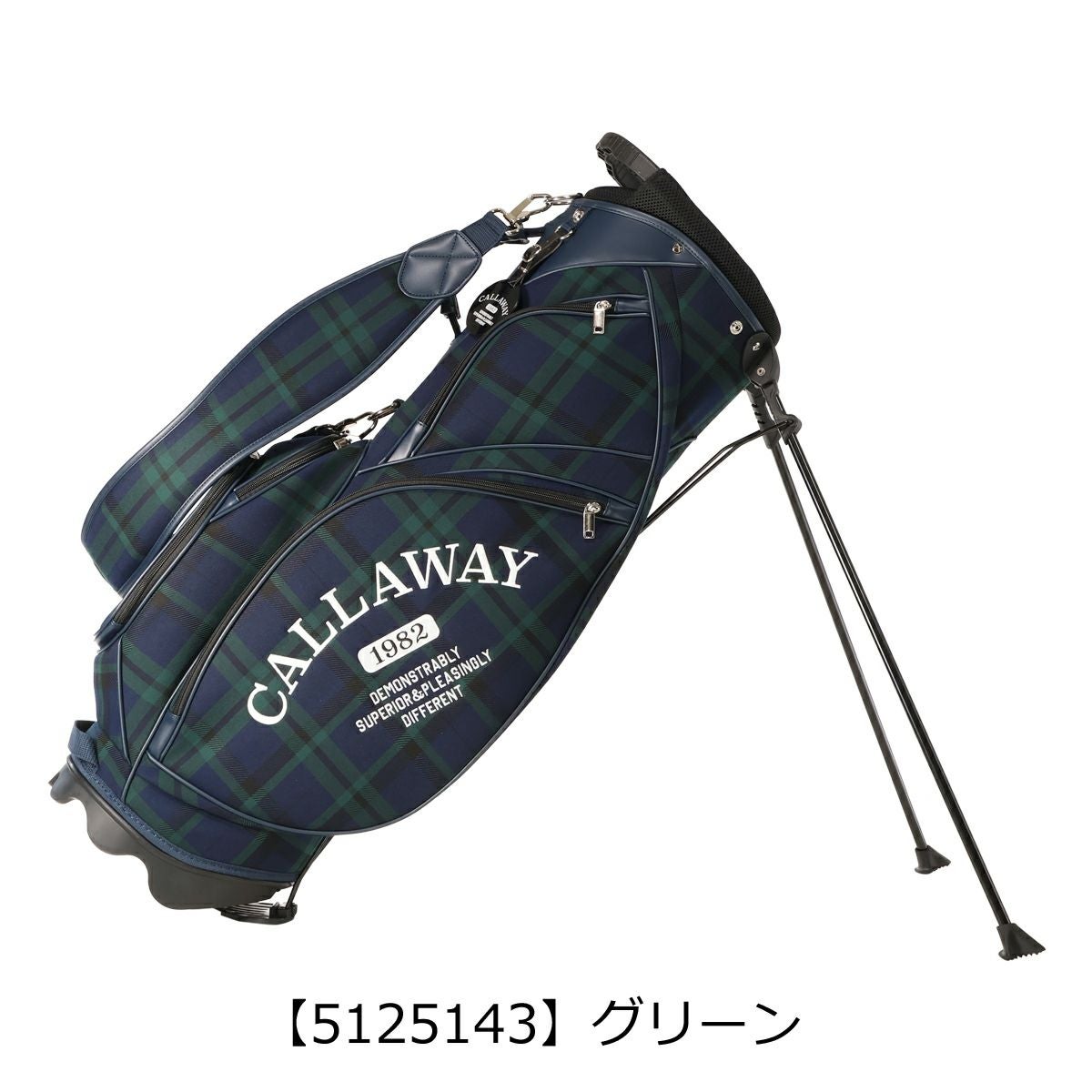 キャロウェイ ゴルフ キャディバッグ スタンド式 5分割 9.5型 3.1kg 47