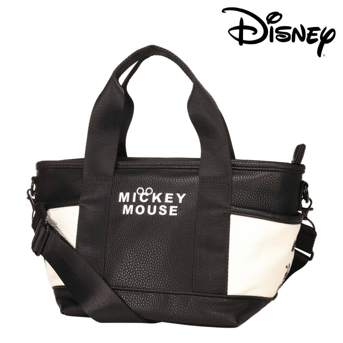 ミッキーマウス ラウンドショルダーバッグ ディズニー ゴルフ MONOCHROME MICKEY GOLF ROUND BAG ラウンドバッグ