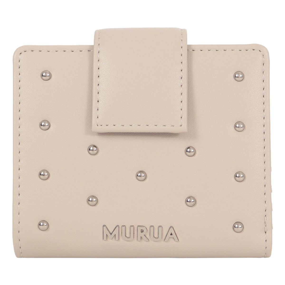 MURUA 二つ折り財布 ミニ財布 レディース MR-W1373 ムルーア スタッズ
