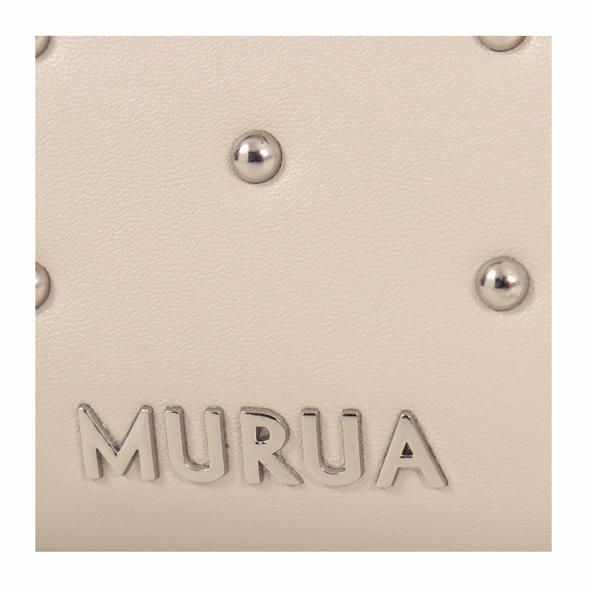 MURUA 二つ折り財布 ミニ財布 レディース MR-W1373 ムルーア スタッズ