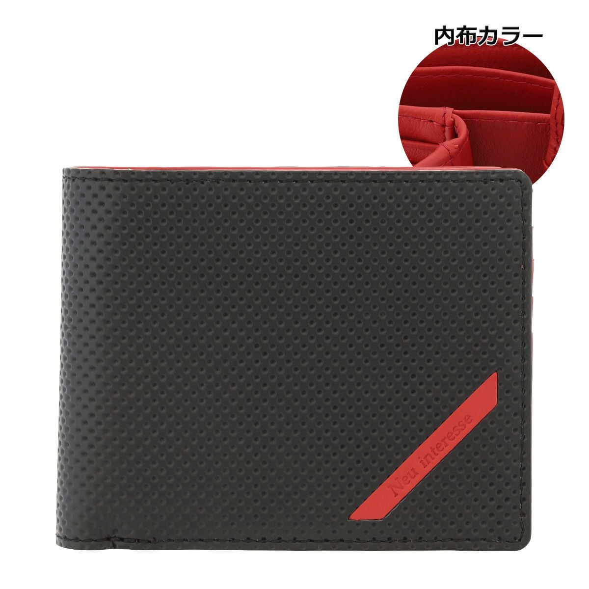 ノイインテレッセ 二つ折り財布 スラッシュ メンズ Neu-008 Neu