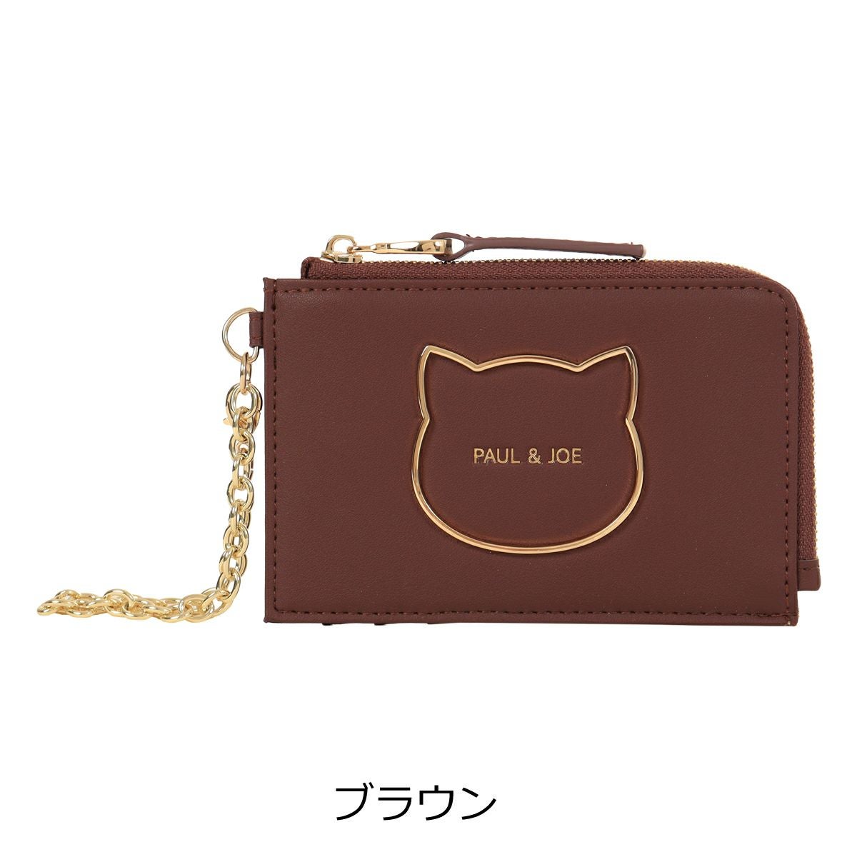 ポールアンドジョーアクセソワ パスケース コインケース ミニ財布 猫