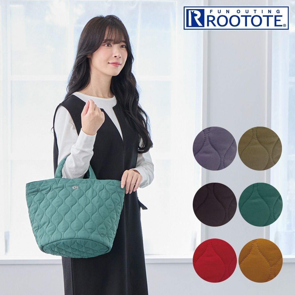 ルートート トートバッグ レディース 3633 ROOTOTE 丸底 大容量