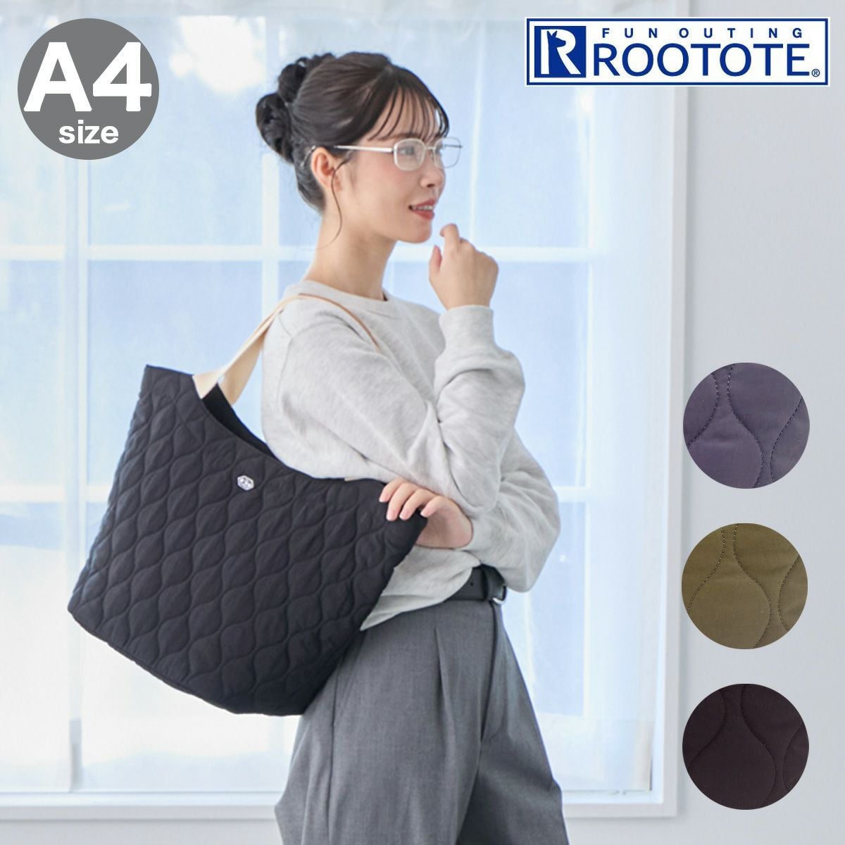ルートート トートバッグ A4 肩掛け レディース 3634 ROOTOTE