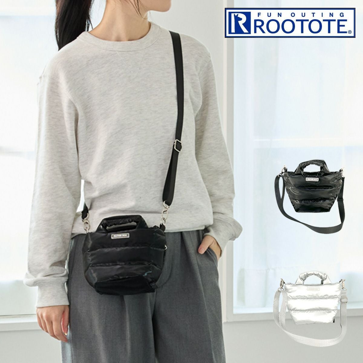 ルートート ショルダーバッグ ミニ 2WAY レディース 3684 ROOTOTE 軽量