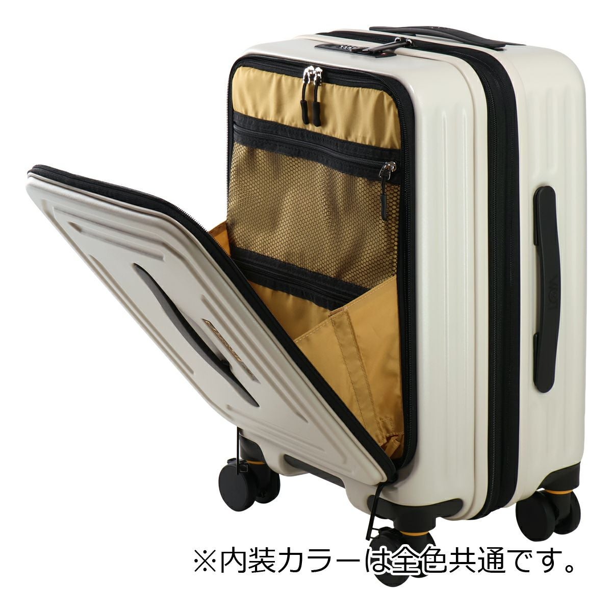 5LAKES＆MT スーツケース 43L 54cm 3.7kg 機内持ち込み フロント