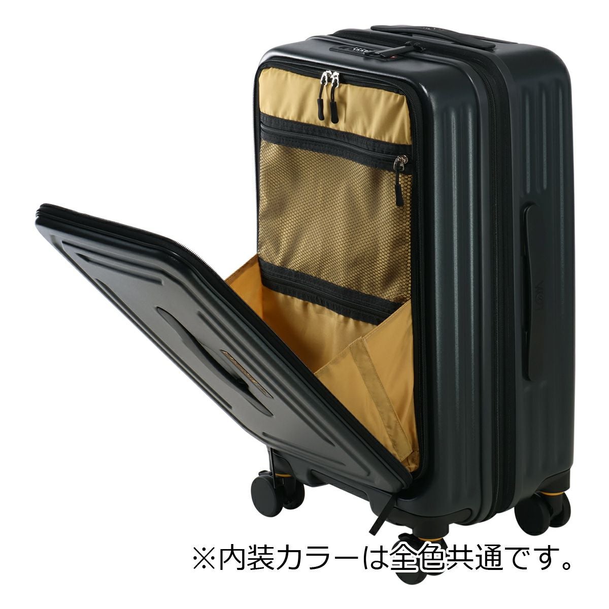 5LAKES＆MT スーツケース 54L 62cm 4.1kg フロントオープン 310-4011 C